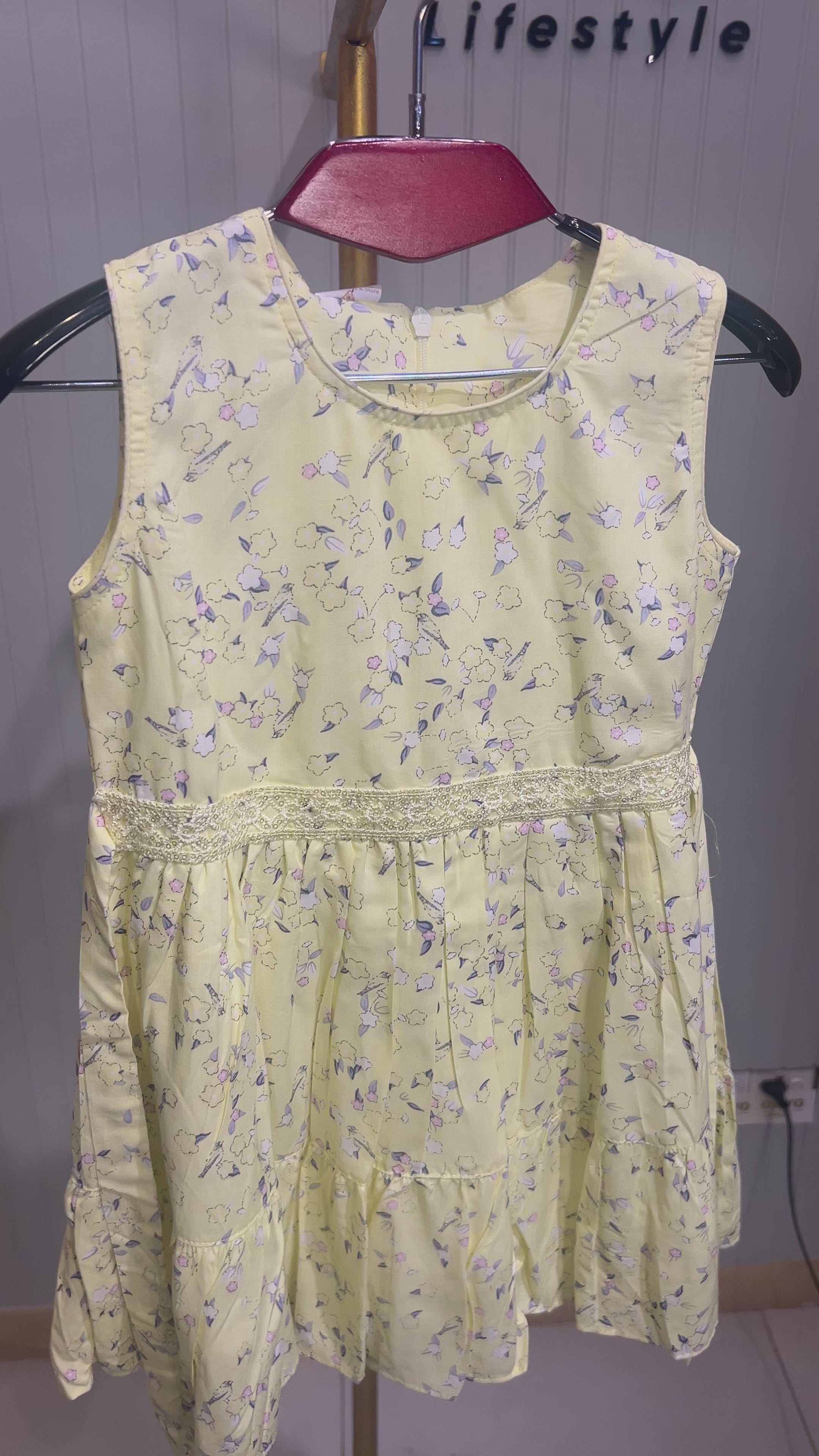 Girls Floral Dress 021