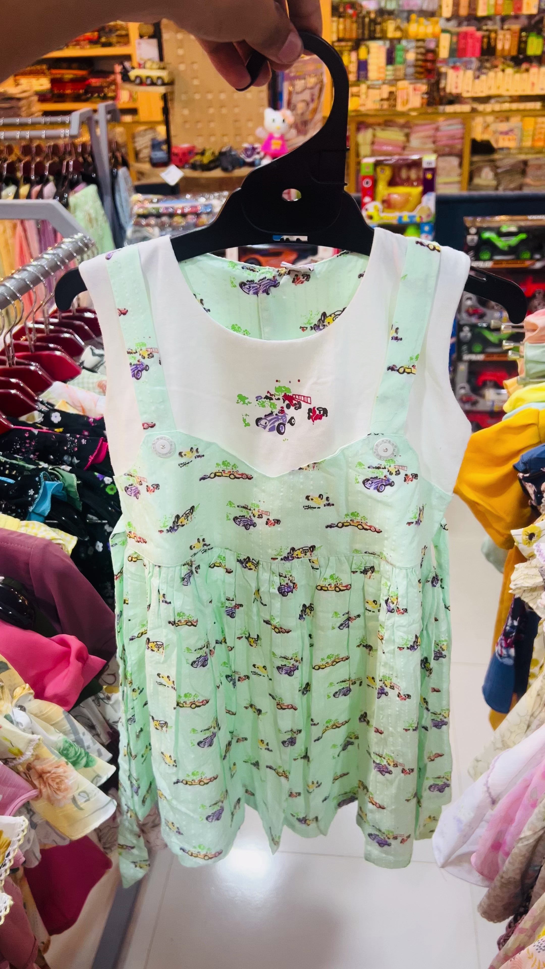 Girls Sleeveless Dress with Bloomers 183