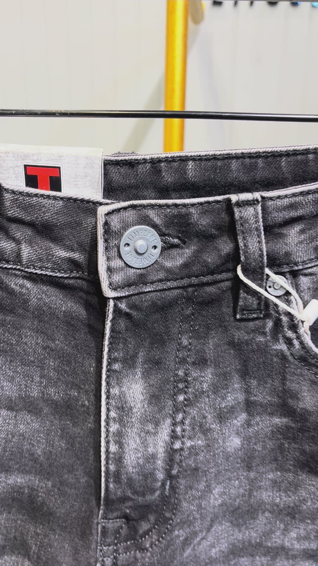 GATSBY MENS DENIM PANT_TIME ZON.e BLACK 946