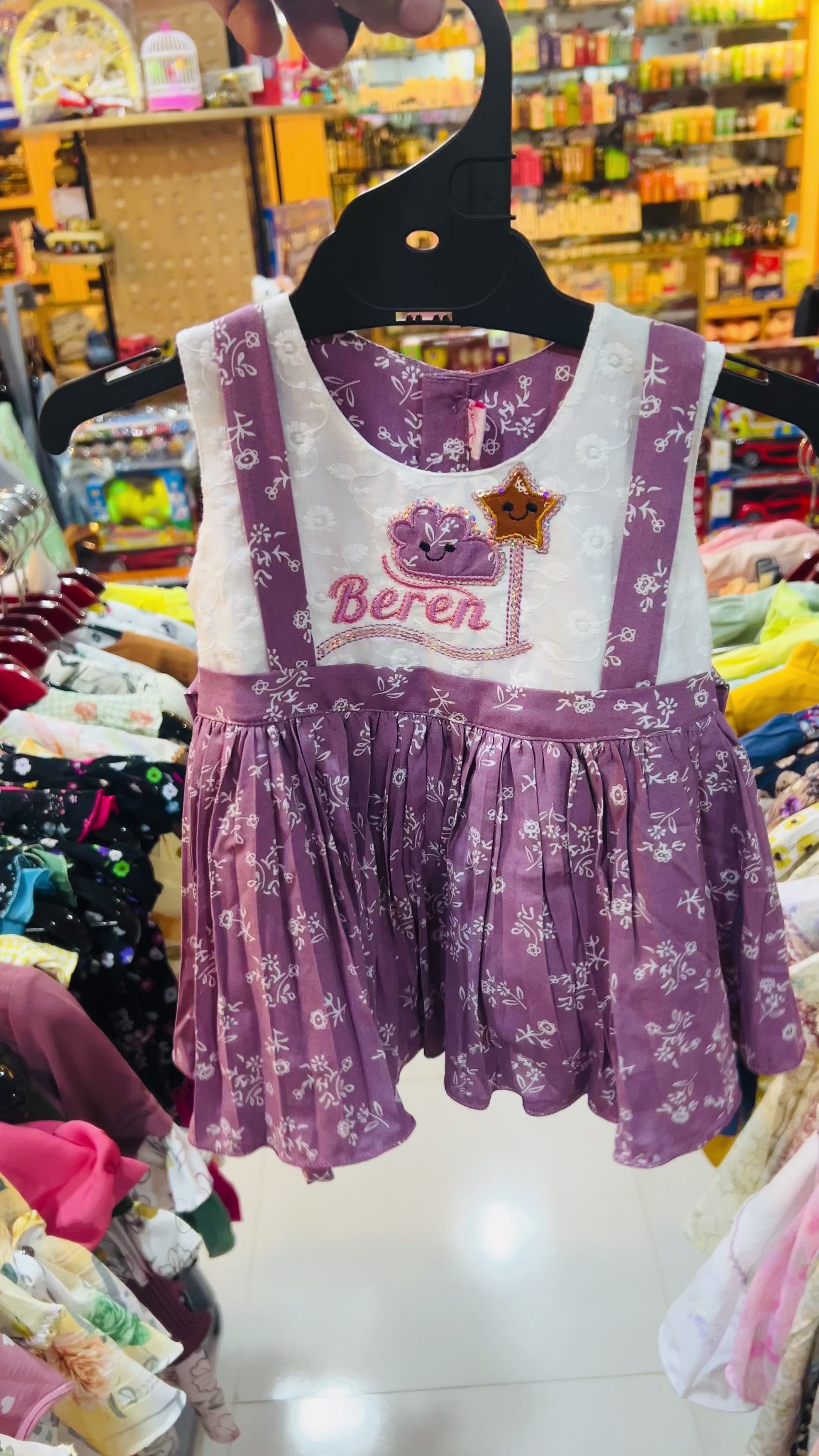 Baby Girl Floral Peplum Top & Bloomer Set 1402