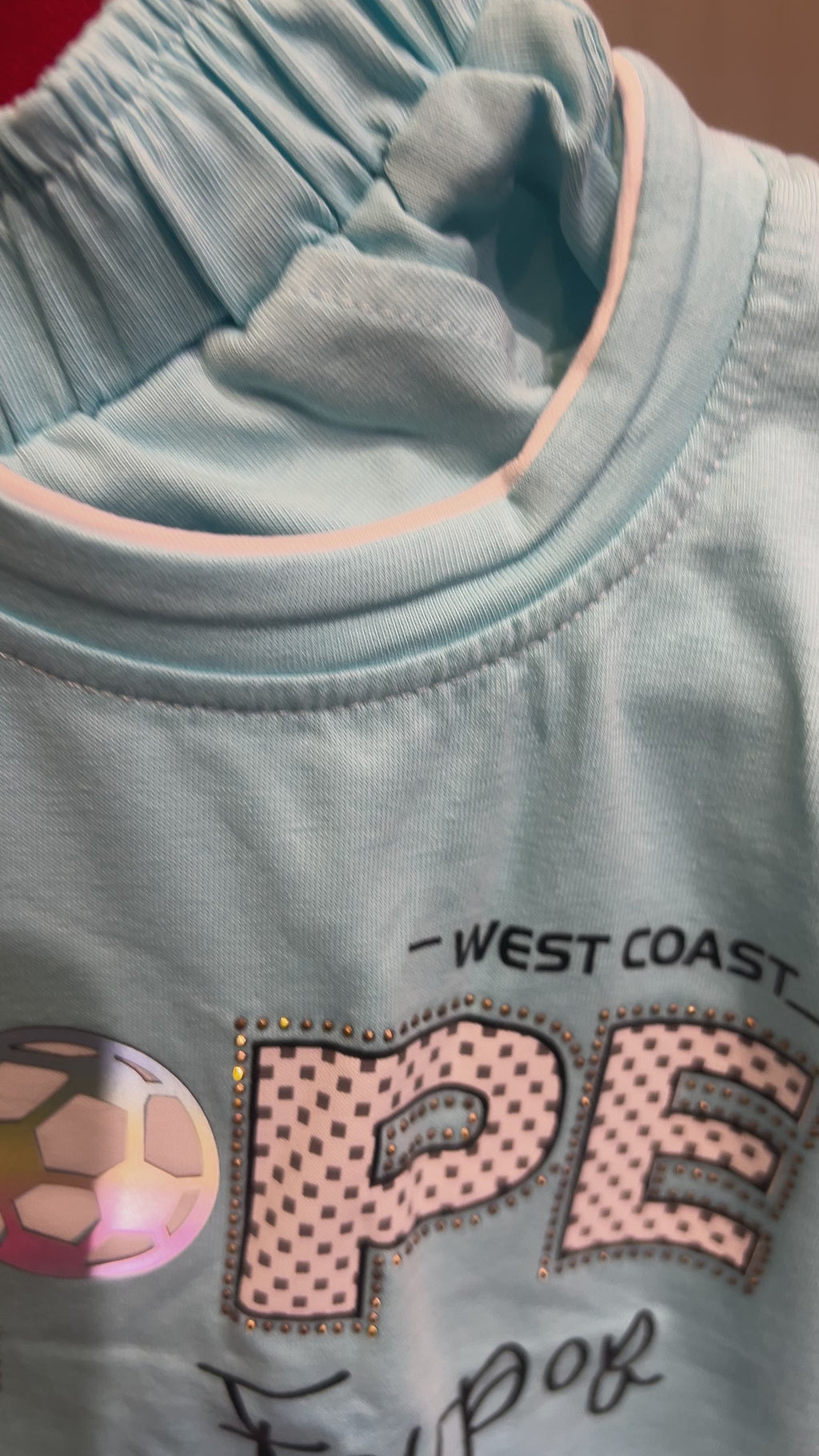 Kids “HOPE” Printed T-Shirt & Shorts Set – West Coast Edition 333