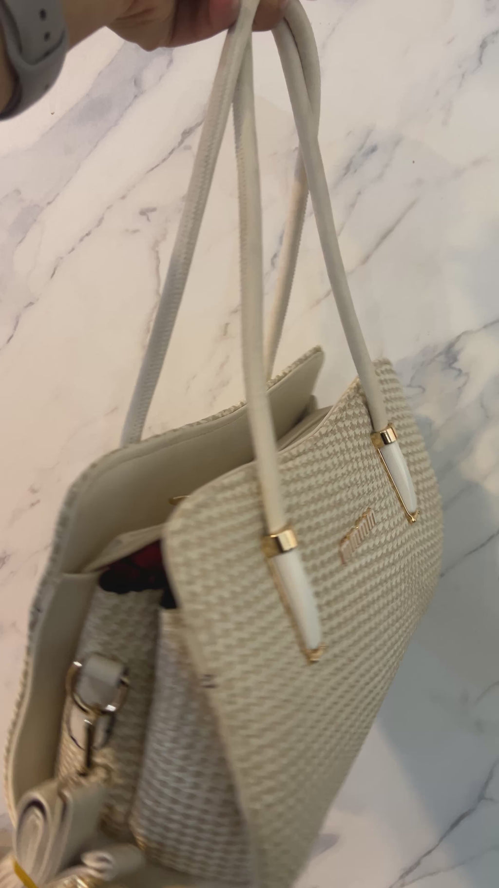 Premium Woven Texture Shoulder Bag – LB51