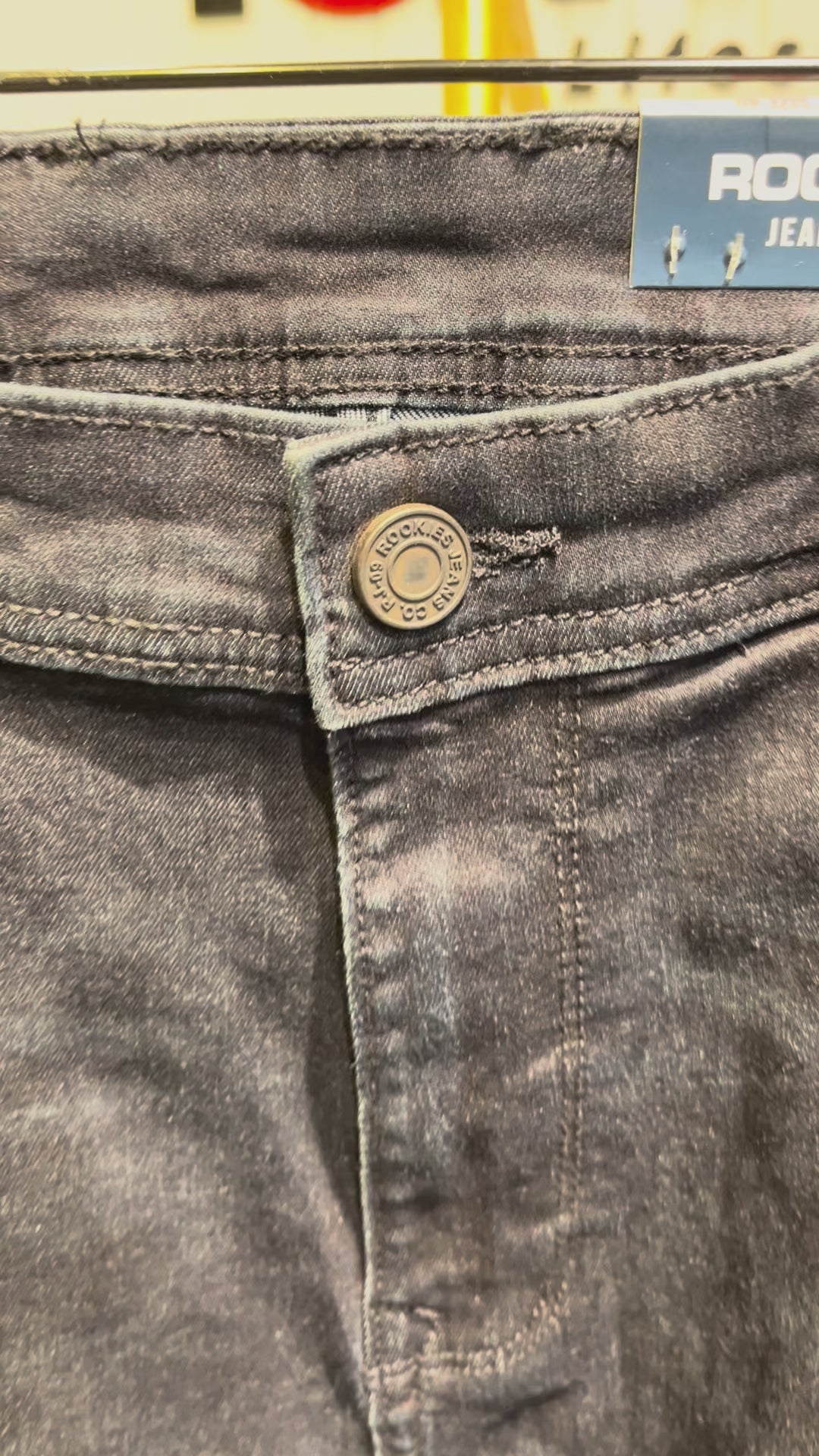 Dark Blue 5 Pocket Mid-Rise Slim Straight Fit Classic Stretch Jeans RJ6236