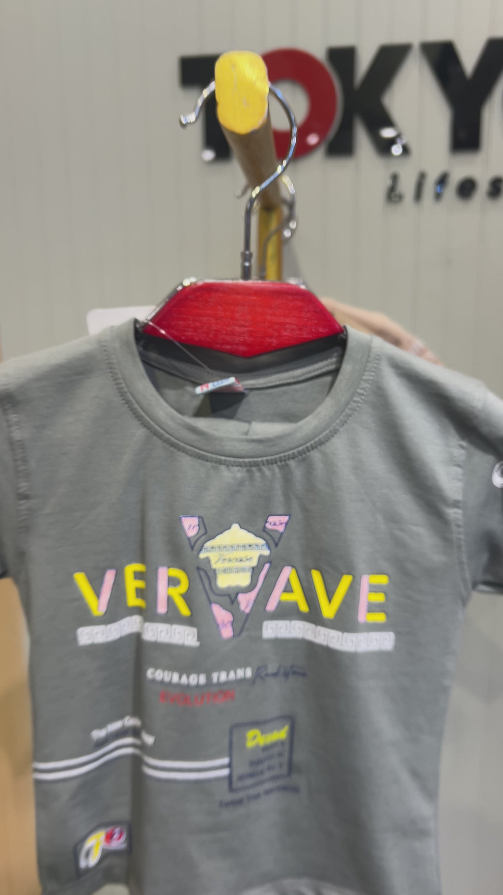 Premium Baby Boys “VERAVE” Printed T-Shirt & Shorts Set 390