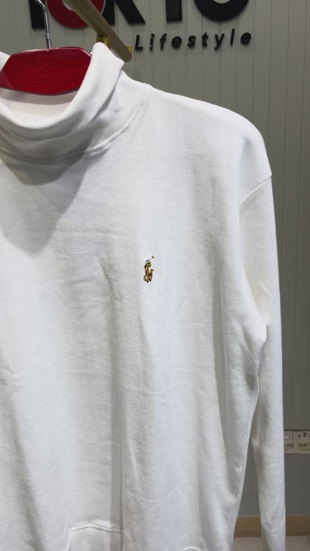 Luxury Winterwear High-GSM Turtleneck-White