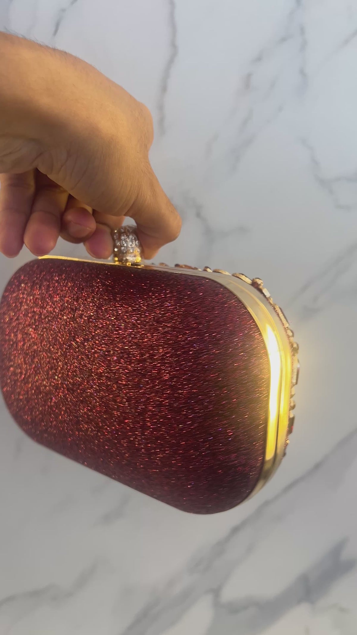 Luxury Crystal Evening Clutch – LB46