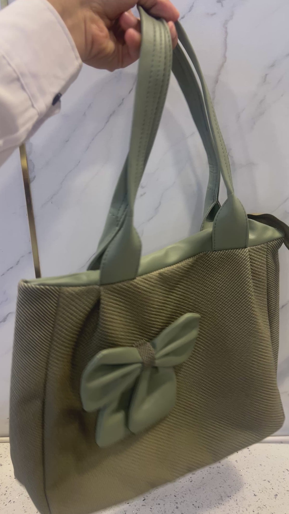 Premium Bow Detail Shoulder Tote Handbag – LB37