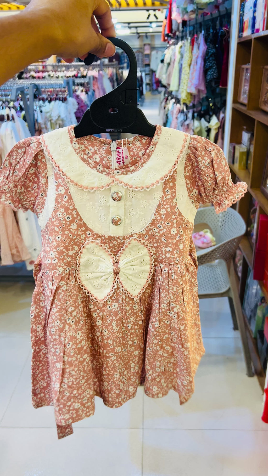 Premium Baby Girls Floral Dress Set (Top + Bloomer)206