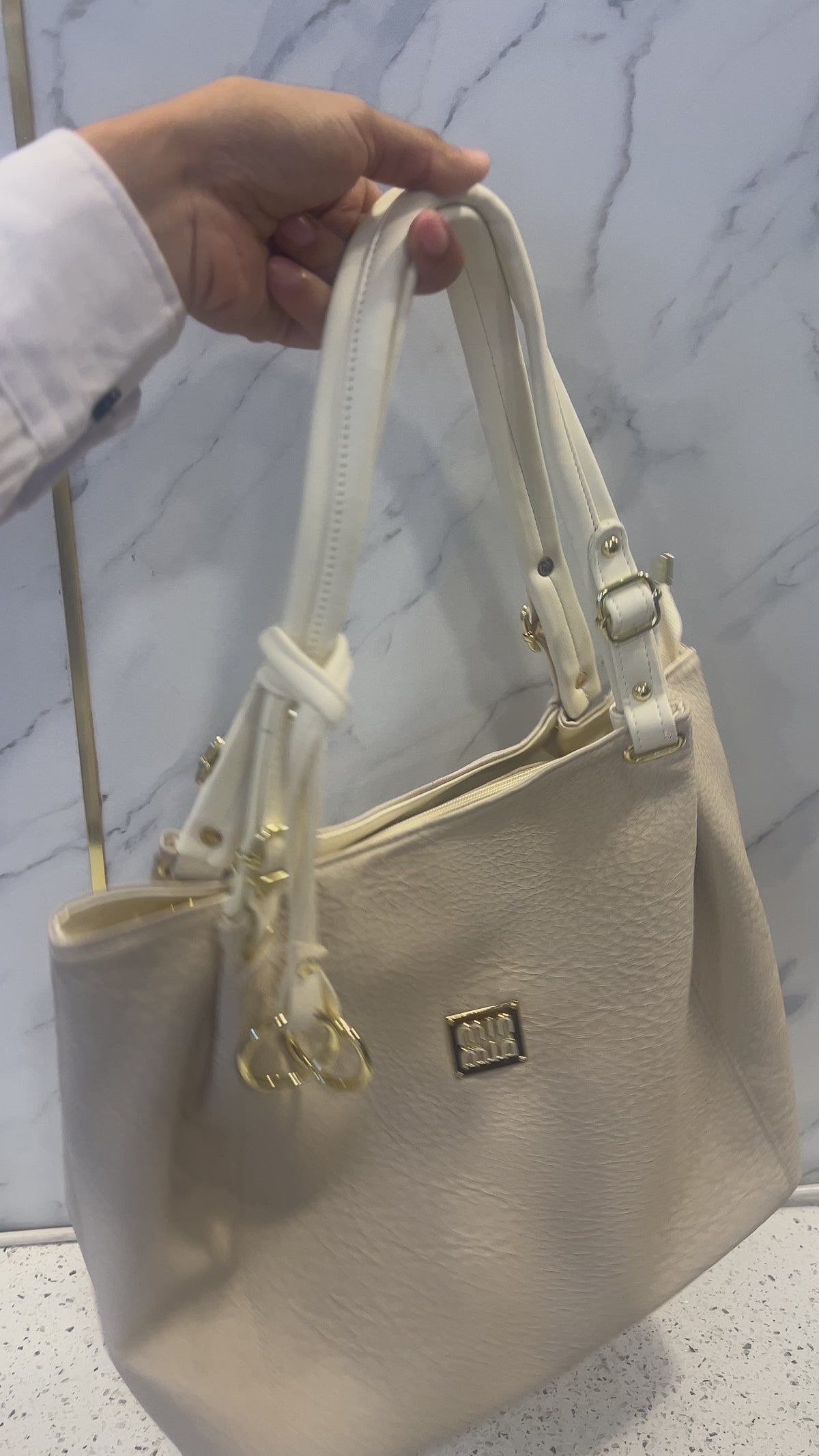 Premium Textured Shoulder Tote Handbag – LB38