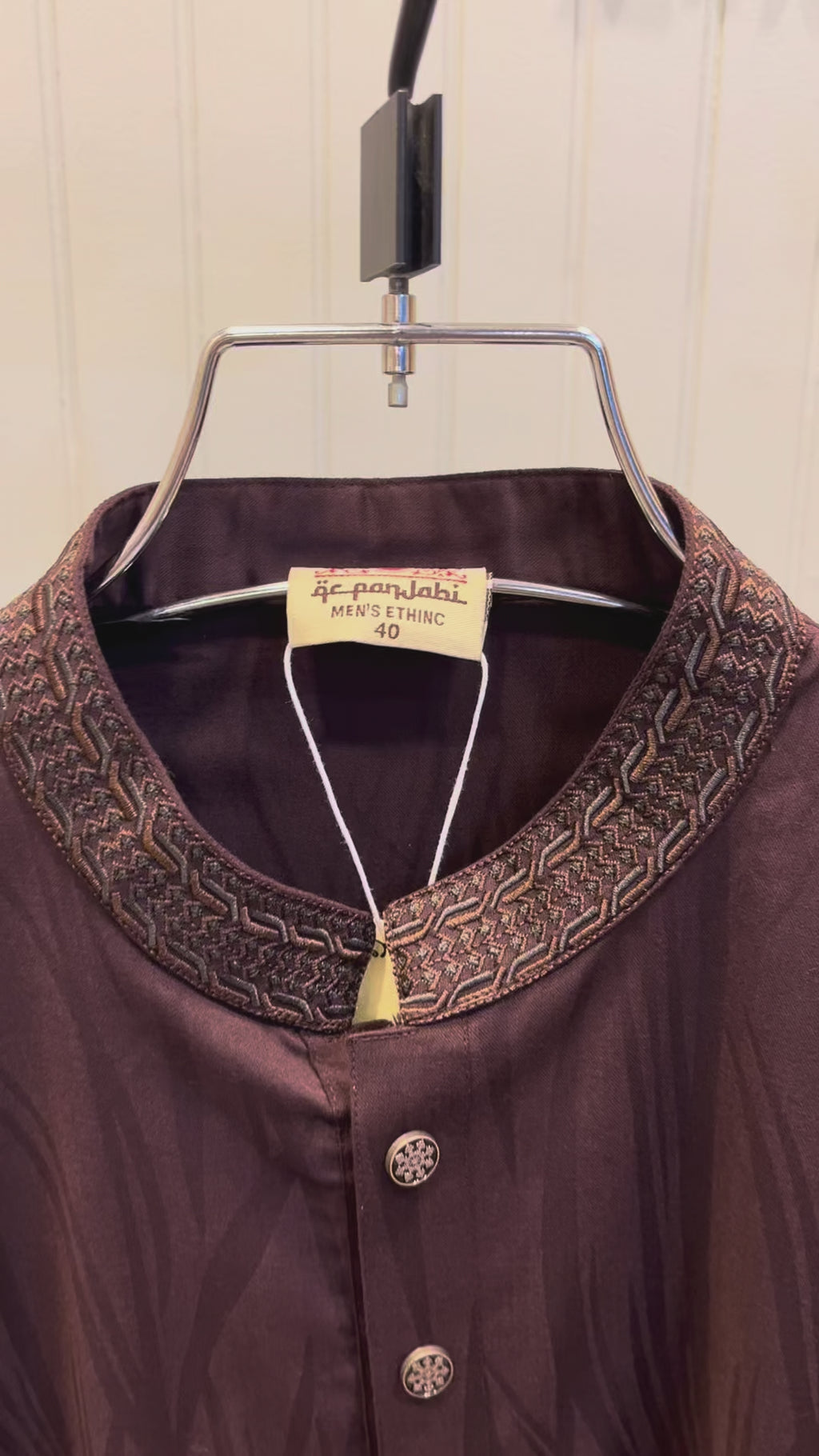 Premium Luxury Embroidered Panjabi with Embroidered Cuffs 207