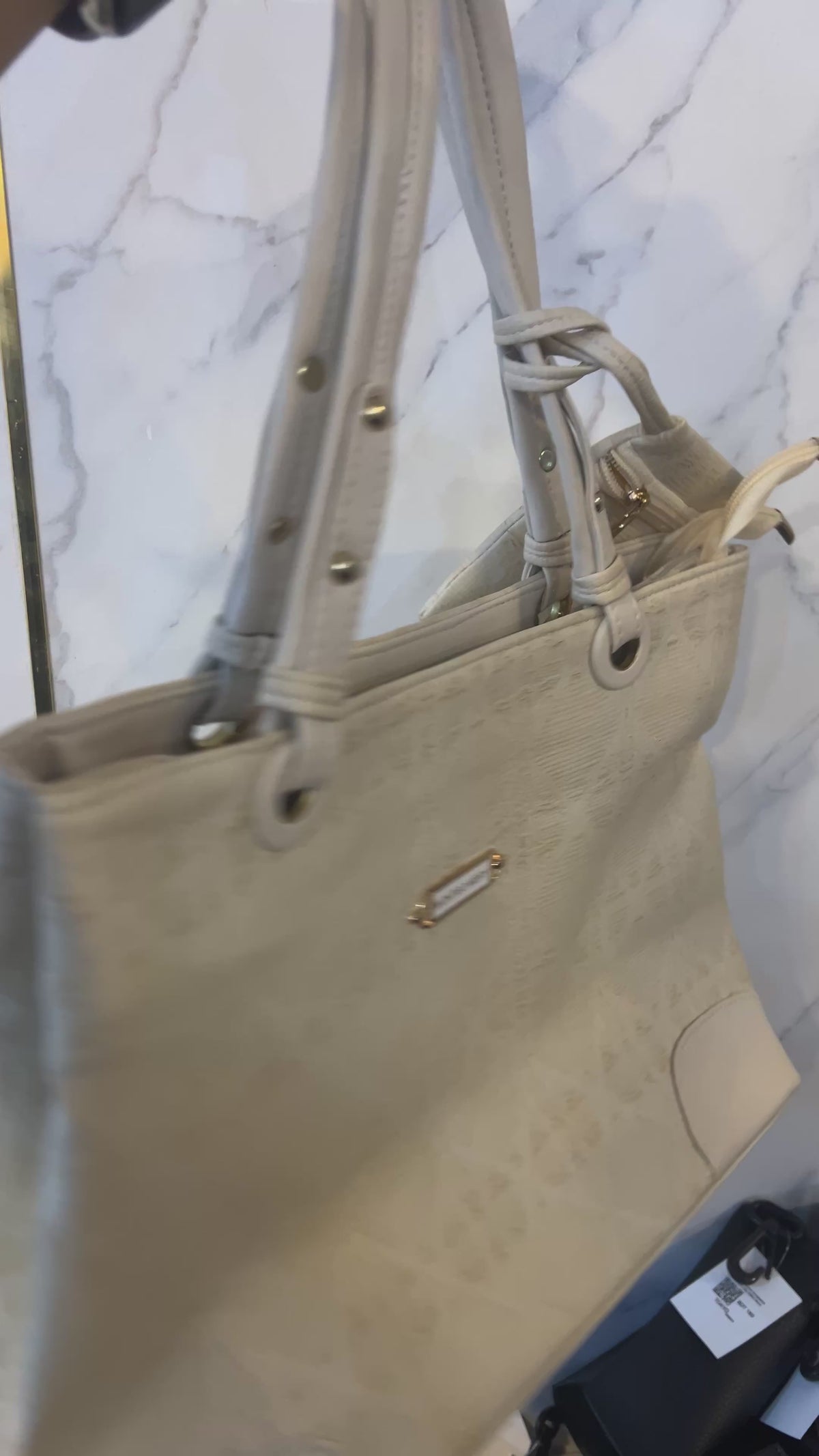 Premium Textured Shoulder Tote Bag – LB53