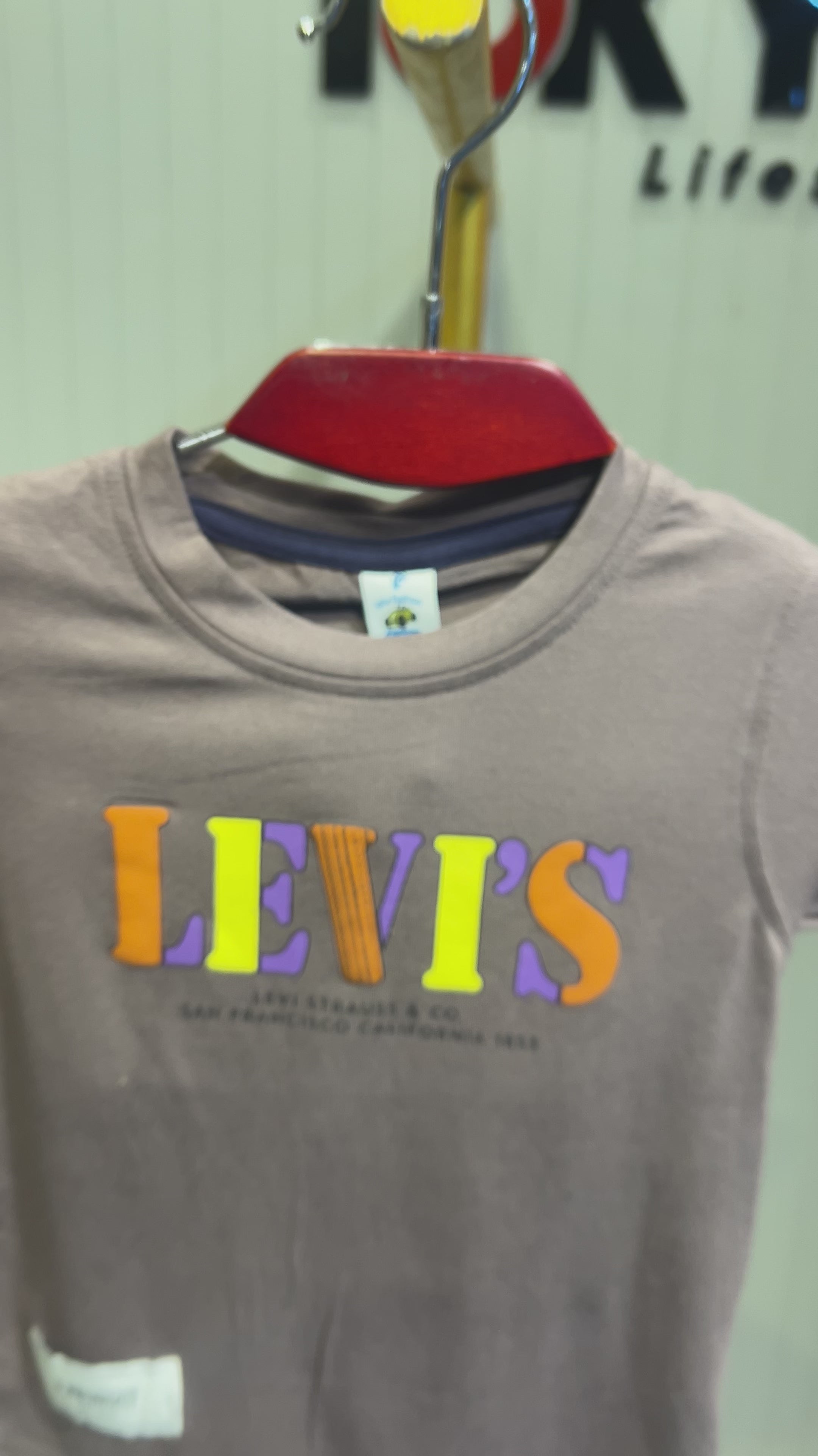 Kids Levi’s Style Printed T-Shirt & Shorts Set 328