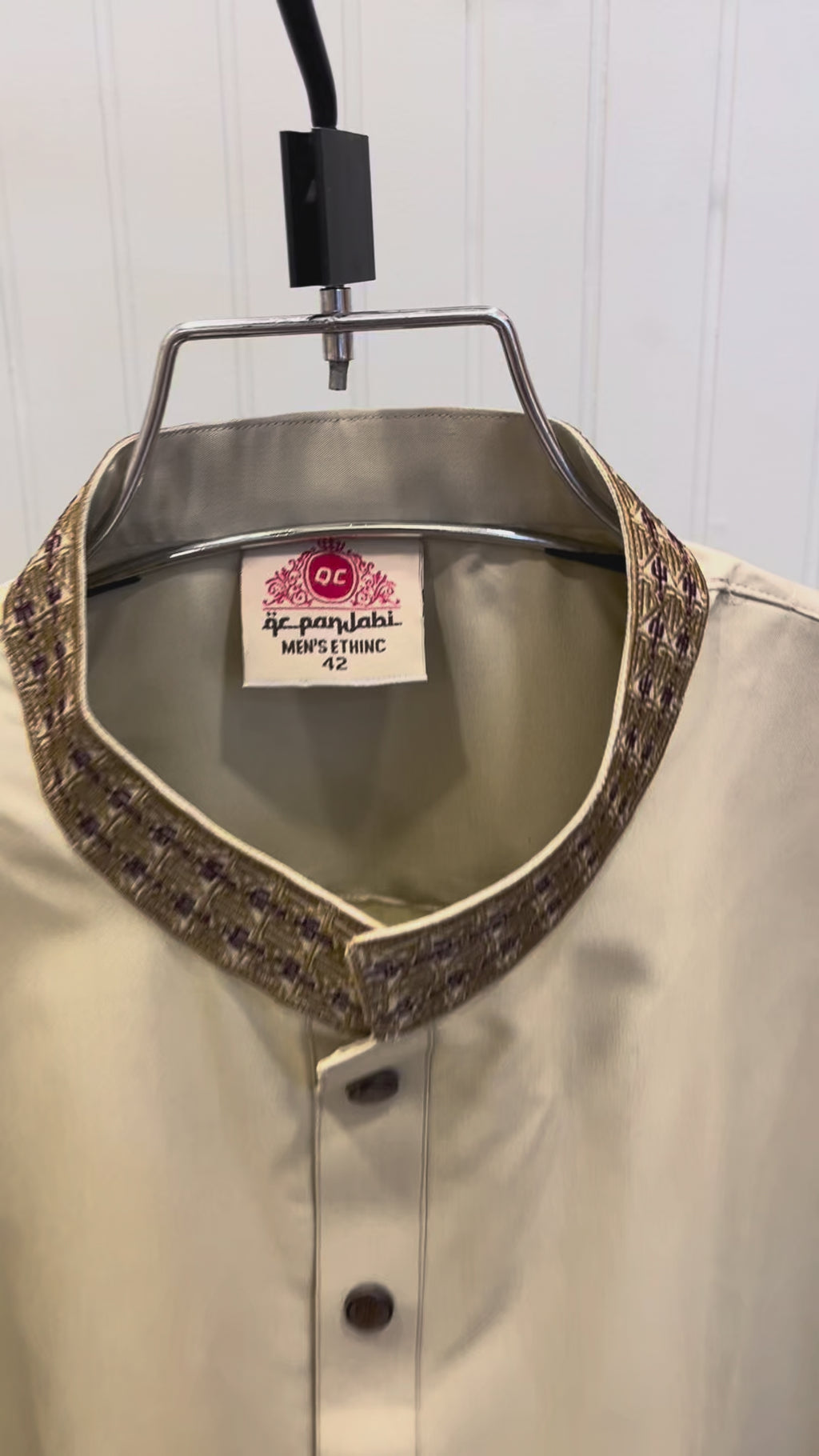 Premium Luxury Embroidered Panjabi with Embroidered Cuffs 105
