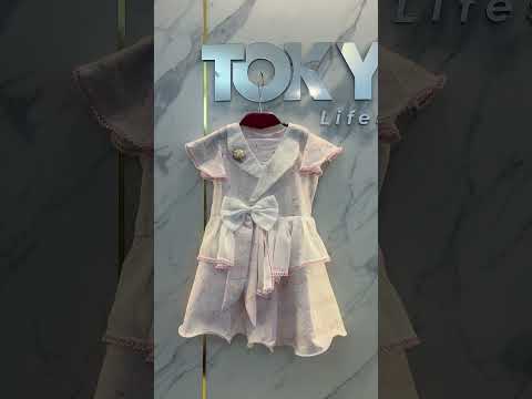 Girls Floral Dress with Bow & Inner Brief 192