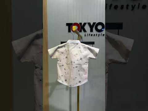 Baby Boys Boat Print Shirt & Shorts Set-C56