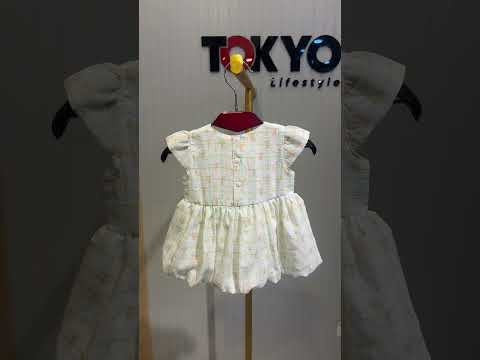 Baby Girls Elegant Embroidered Dress 249