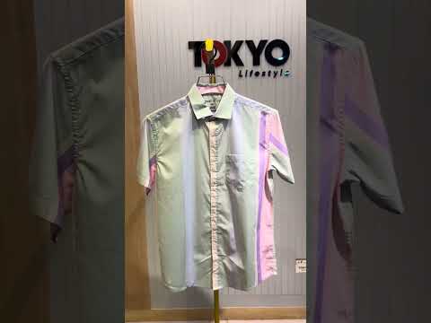 GATSBY Men's S/S Shirt_ Perry Ellis Cheak PR 4040