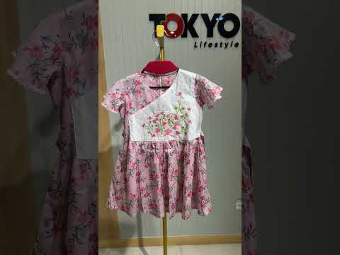 Girls Embroidered Cotton Dress 004
