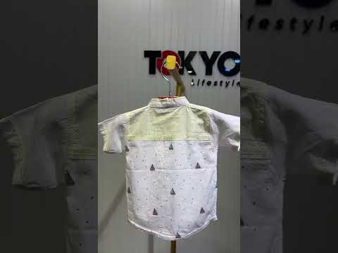 Kids Nautical Sailboat Summer Shirt & Shorts Set 84