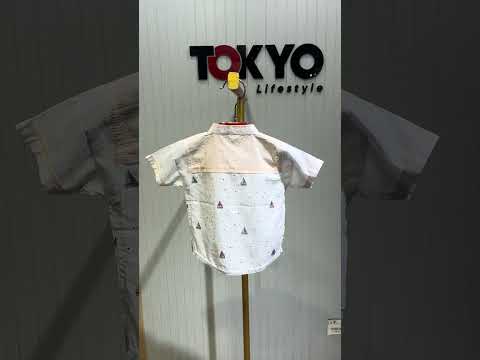 Kids Nautical Sailboat Summer Shirt & Shorts Set 84