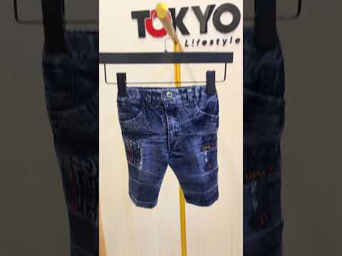 Kids Premium Printed Shirt & Denim Pant Set.409