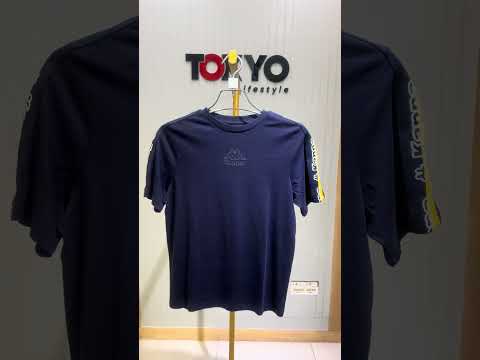 GATSBY Men’s Logo Tape Performance T-Shirt 9002 navy