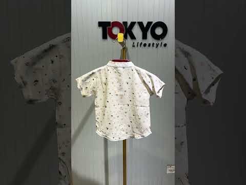 Boys “Be Kind” Printed Summer Shirt & Shorts Set 123