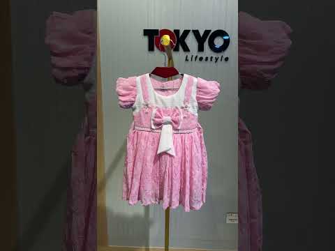 Baby Girls Elegant Party Dress Set with Inner – Soft Tulle & Bow Design 203
