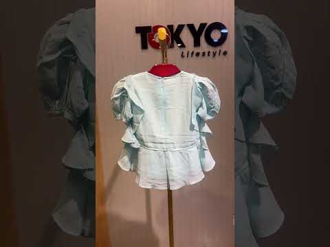 Girls Top & Printed Skirt Set 147