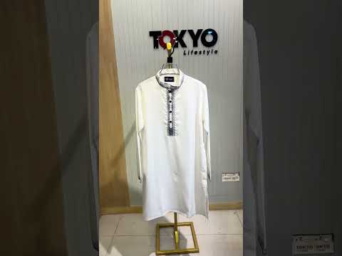 GATSBY Mens Panjabi KE2614 White