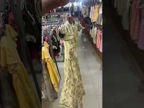 Girls Floral Embroidered Cotton Frock Set 0204
