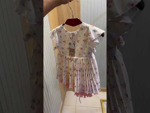 Baby Girls Floral Layered Party Dress Set with Bloomer 199