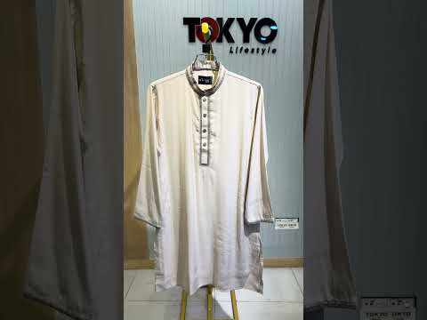 GATSBY Mens Panjabi KE2604 Cream