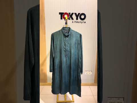 GATSBY Mens Panjabi KE2612 Green
