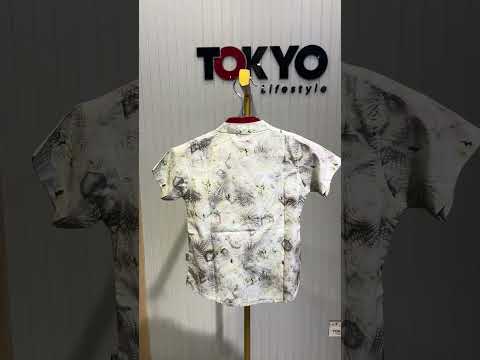 Baby Boys Printed Cotton Shirt & Shorts Set –172
