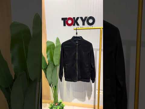 Men’s Premium Full-Zip Bomber Jacket – Black