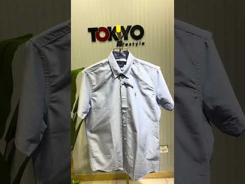 Premium Half Sleeve Solid Shirt RLSS Sky 06