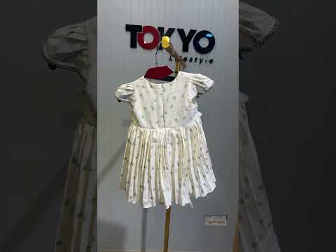 Baby Girls Floral Party Dress Set with Matching Bloomer 75