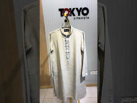 GATSBY Mens Panjabi KE2609 Biskit