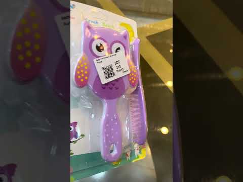 Baby Owl Comb & Brush Set