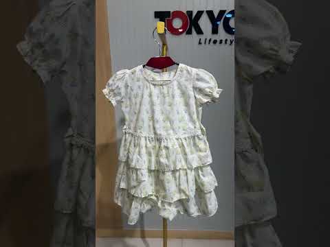 Girls Floral Layered Ruffle Dress 32