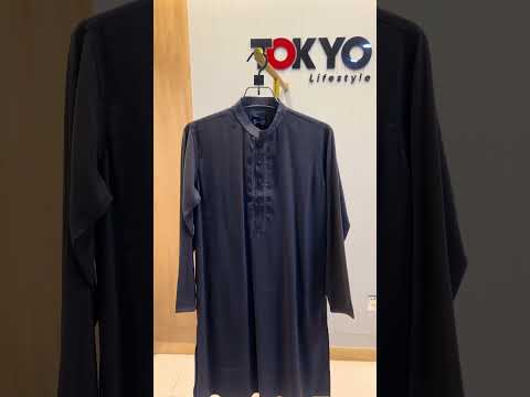 GATSBY Mens Panjabi KE2604 Ash