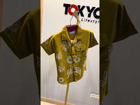 Kids Summer Leaf Print Shirt & Pant Set 223