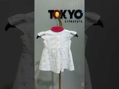 Baby Girls Floral Peplum Top & Bell Bottom Pant Set 1405
