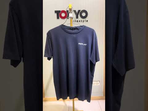 GATSBY REPLA.Y Mens new T-Shirt Navy 979
