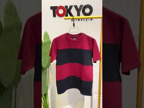 GATSBY Mens T-shirt Black Red G141