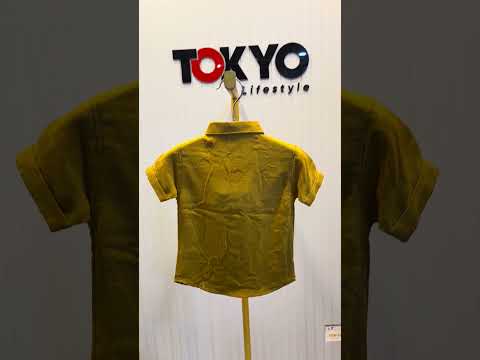 Boys Embroidered Shirt & Cargo Shorts Set-C49