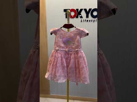 Girls Floral Party Dress Set with Bloomers 196
