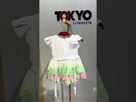 Girls Floral Party Dress with Bloomers Set 207