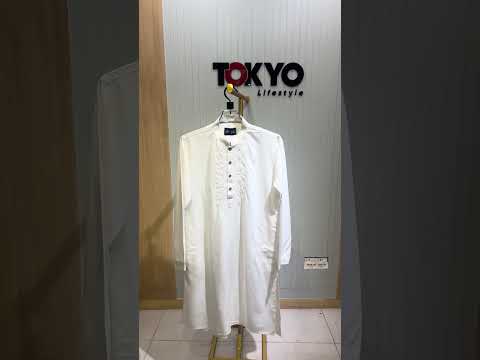 GATSBY Mens Panjabi KE2605 White